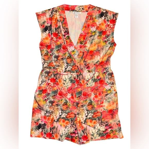 NWOT Athleta Marlow Romper, Renewed Bloom Pink SIZE M - Picture 6 of 6
